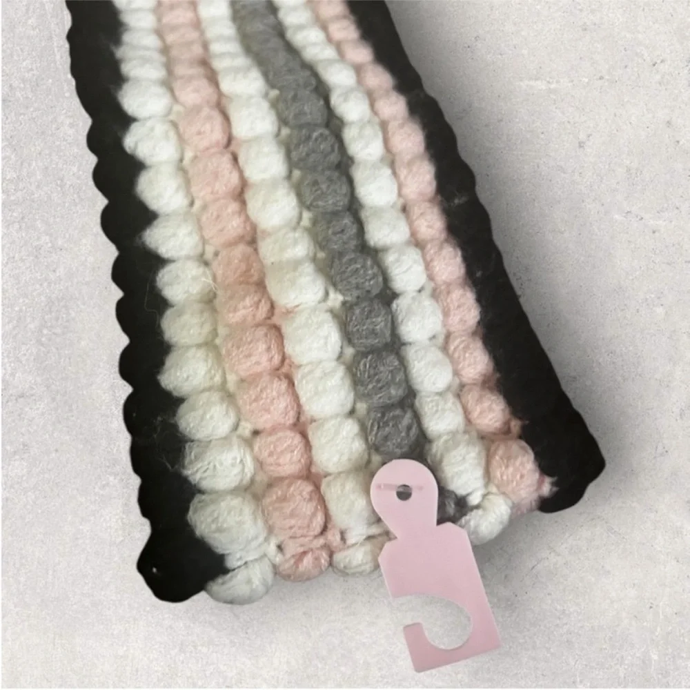 NWOT Kate Spade Crochet Bobble Twisted Ear Warmer Headband